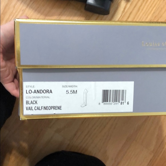 Louise Et Cie Lo-Andora OTK Leather Boots 5.5M - Picture 6 of 7
